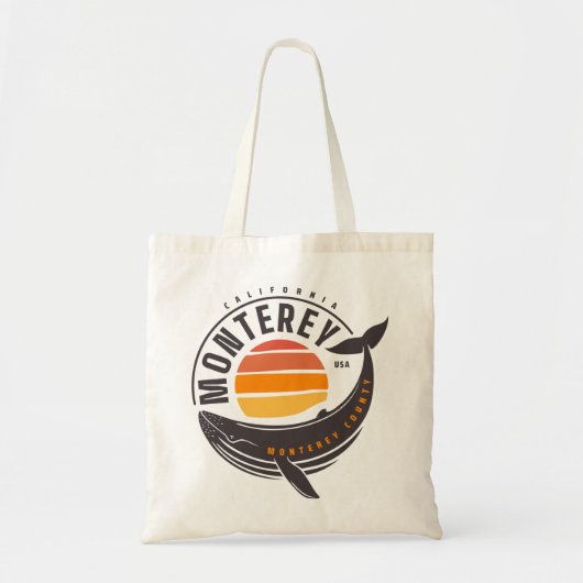 Monterey California Whale Tote Bag (Voorkant)