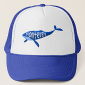 Monterey California Whale Trucker Pet (Voorkant)