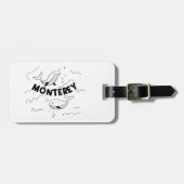 Monterey California Whales Bagagelabel (Voorkant horizontaal)