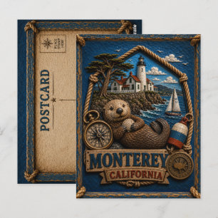Monterey Californië Ansichtkaart Reis Vintage Briefkaart