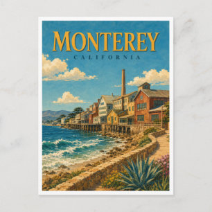 Monterey Californië Cannery Row GeoSaga Briefkaart