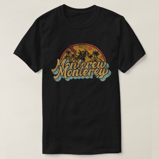 Monterey, Californië T-shirt (Design voorkant)