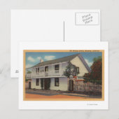 Monterey, Californië Uitzicht van het oude Walviss Briefkaart (Voorkant / Achterkant)