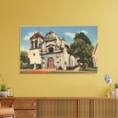 Monterey, Californië Uitzicht van Royal Presido Ch Canvas Afdruk (Insitu (Woonkamer))