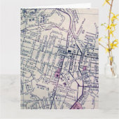 Monterey, de Vintage Kaart van CA (Gele Bloem)