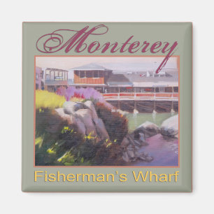 Monterey Fishermans Wharf Schilderachtig Californi Magneet