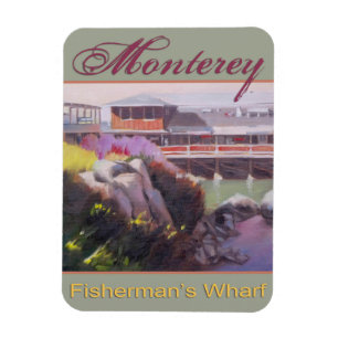Monterey Fishermans Wharf Schilderachtig Californi Magneet