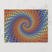 Monterey Fractal Art Briefkaart (Voorkant)