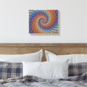 Monterey Fractal Art Canvas Afdruk (Insitu (Slaapkamer))