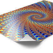 Monterey Fractal Art Foto Afdruk (Hoek)