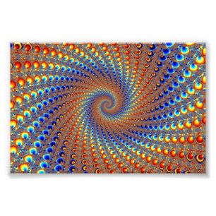 Monterey Fractal Art Foto Afdruk