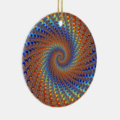 Monterey Fractal Art Keramisch Ornament (Rechts)