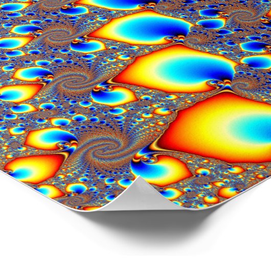 Monterey Fractal Art Poster (Hoek)