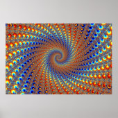 Monterey Fractal Art Poster (Voorkant)