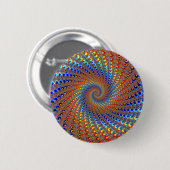 Monterey Fractal Art Ronde Button 5,7 Cm (Voorkant /achterkant)