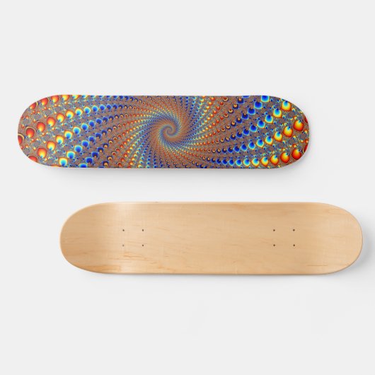 Monterey Fractal Art Skateboard (Horizontaal)
