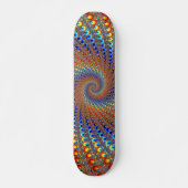 Monterey Fractal Art Skateboard (Voorkant)