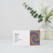 Monterey Fractal Art Visitekaartje (Staand voorkant)