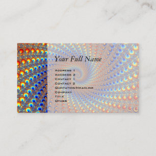 Monterey Fractal Art Visitekaartje