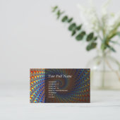 Monterey Fractal Art Visitekaartje (Staand voorkant)