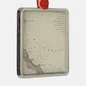 Monterey Harbour, Calif Metalen Ornament (Rechts)