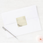 Monterey Harbour, Calif Vierkante Sticker (Envelop)