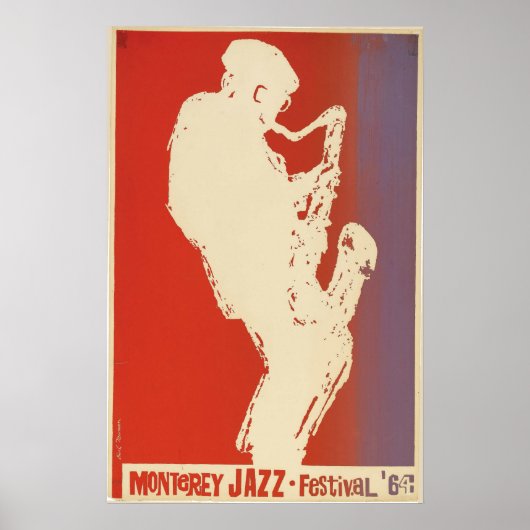 Monterey Jazz Festival Poster 1964 (Voorkant)
