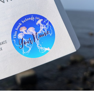 Monterey Jellyfish  Boek Sticker