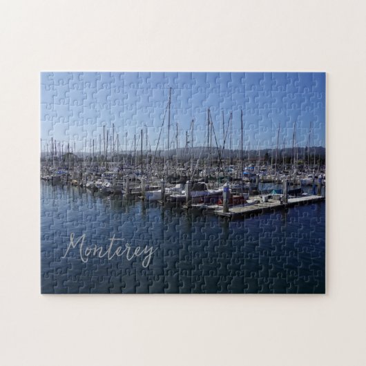 Monterey Marina, Monterey Bay, Californië Legpuzzel (Horizontaal)