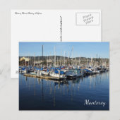 Monterey Marina, Monterey, Californië Briefkaart (Voorkant / Achterkant)