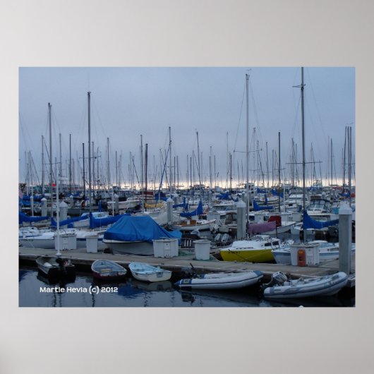 Monterey Marina Poster (Voorkant)