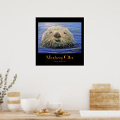 Monterey Otter Poster (Keuken)
