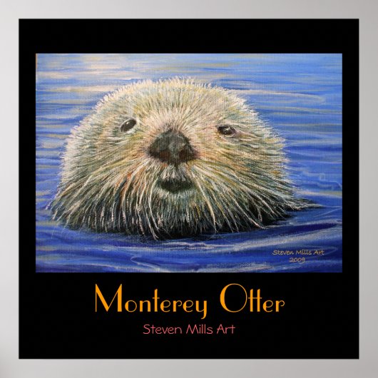 Monterey Otter Poster (Voorkant)