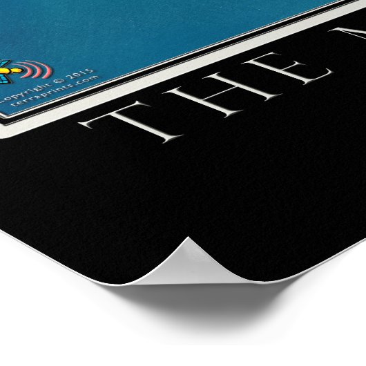 Monterey Peninsula of California Satellite Map Poster (Hoek)