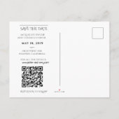 Monterey Pines California Save the Date Aankondigingskaart (Achterkant)