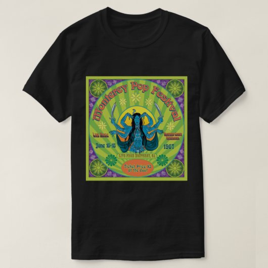 Monterey Pop Festival Classic T-Shirt (Design voorkant)