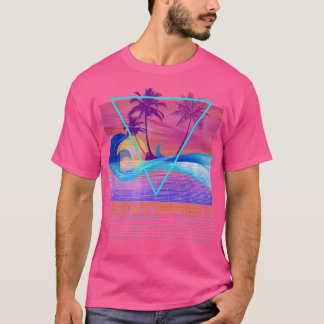 Monterey Retro 80s Vaporwave Beach Vacation T-shirt