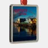 Monterey Schilderachtig kerstversiering Metalen Ornament (Rechts)