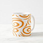 Monterey Swirl Mok-Oranje Koffiemok (Voorkant rechts)