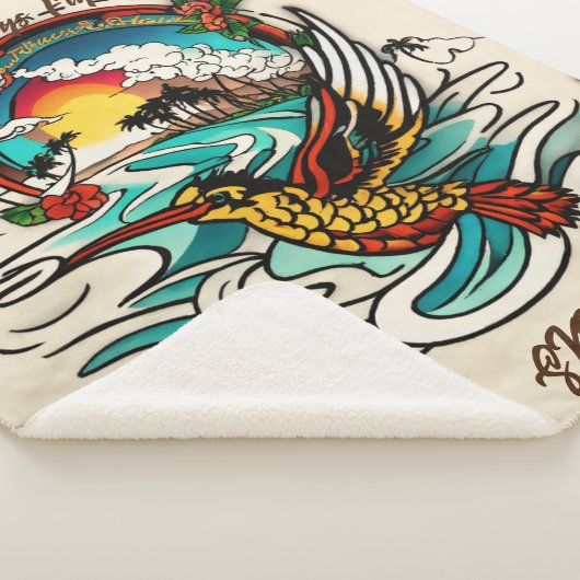 Monterey Tattoo Design: een symbool-klein Sherpa Deken (3/4)