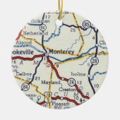 Monterey TN Keramisch Ornament (Voorkant)