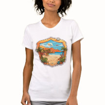 Monterey Waves: Fusion T-shirt van tropisch Tattoo