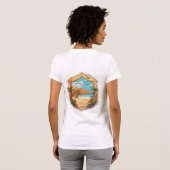 Monterey Waves: Fusion T-shirt van tropisch Tattoo (Achterkant volledig)
