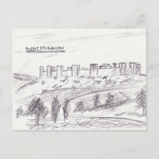 Monteriggioni-Briefkaart Briefkaart (Voorkant)
