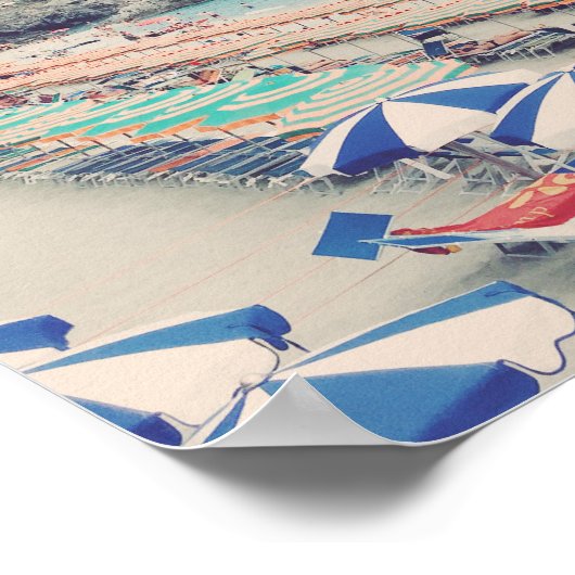 Monterosso al Mare, Cinque Terre, Italië Poster (Hoek)