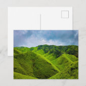Monterosso Cinque groene heuvel Briefkaart (Voorkant / Achterkant)