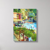 Monterosso Cinque Terre Canvas Afdruk (Voorkant)