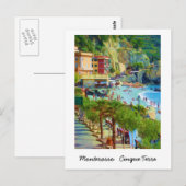 Monterosso, Cinque Terre, Italië Briefkaart (Voorkant / Achterkant)