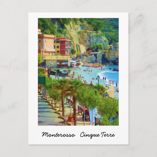 Monterosso, Cinque Terre, Italië Briefkaart (Voorkant)