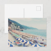 Monterosso Cinque Terre Italy Beach Schilderachtig Briefkaart (Voorkant / Achterkant)